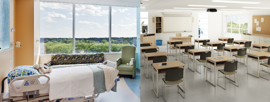 furniture for hospitals and schools